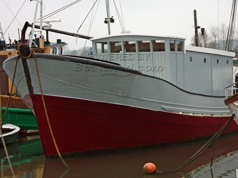 Wooden  Danish Trawler Liveaboard/Houseboat