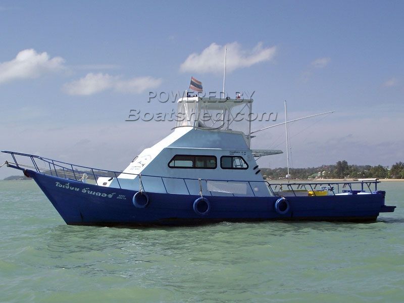 Wooden  Commercial 12.7m Game Fishing Boat