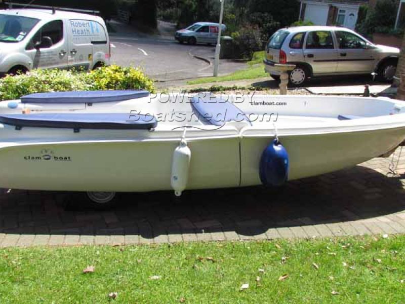 Clamboat MK11 Folding Boat With Inbuilt Trailer