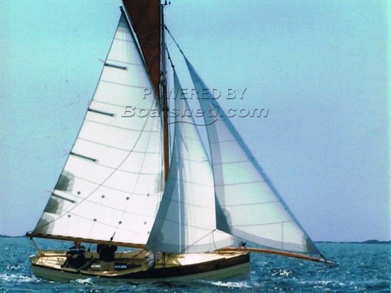 Classic Gaff Rigged 22 Mevagissey Tosher