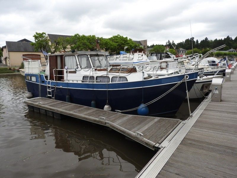 Dutch Steel Motor Cruiser Simple Compact Cruiser Has Been Used As Liveaboard