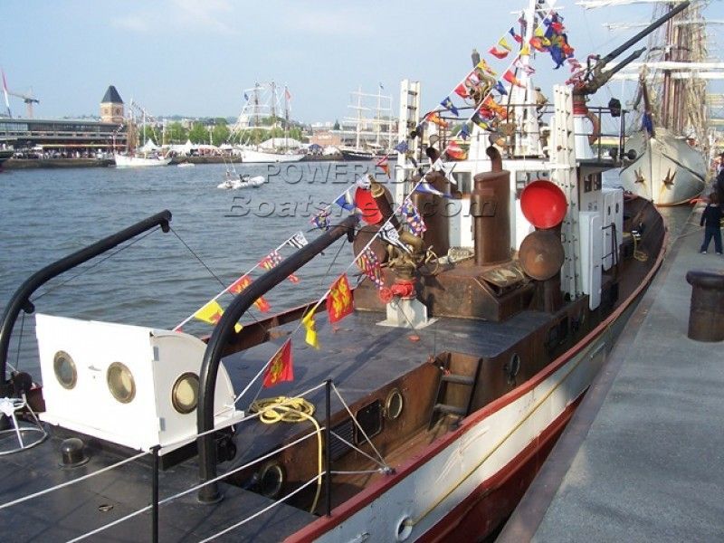 Ex Workboat Fireboat Bateau En état De Fonctionnement