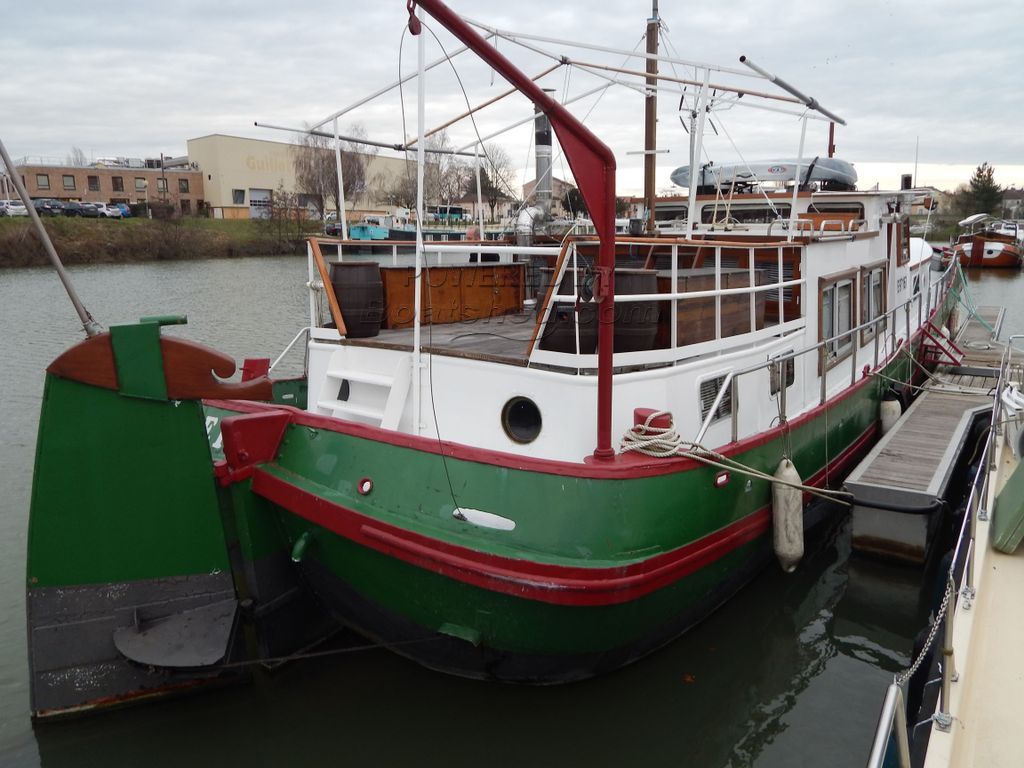 Dutch Barge Tjalk Bateau Logement Double Vitrage