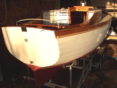 Gaff Rigged Sailing Boat