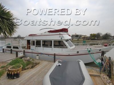 Steel Dutch Motor Boat