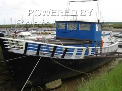 Wooden  Houseboat, Converted Passenger Ferry