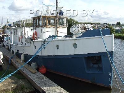 Isaac J Abdela & Mitchell Converted Tug Boat Liveaboard