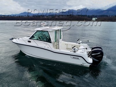 Boston Whaler 285 Conquest Pilothouse Twin 225 Verado Engines