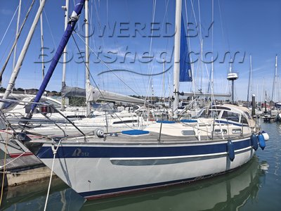 Hallberg Rassy 312 Mk II with wheel steering