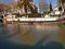 Dutch Motor Barge large aft deck with bimini