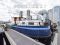 Belgian Spitz Barge 28m on London mooring 