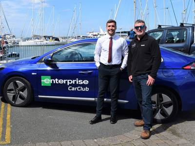 Self-service car hire comes to Yarmouth Harbour