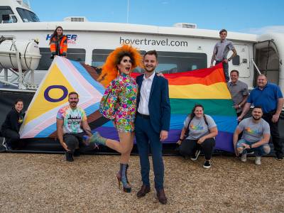 Hovertravel partners with Portsmouth Pride