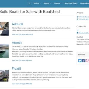 Boatshed.com adds new build boats to its site