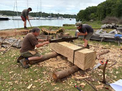 Traditional boatbuilding crafts day at Buckler’s Hard