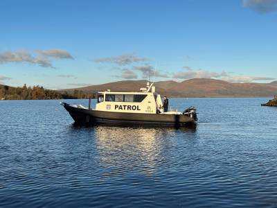 Glasgow’s Ultimate Boats delivers recyclable patrol boat Loch Lomond