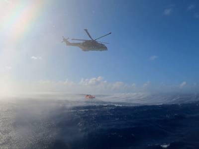 VIDEO: Ocean Globe Race injured sailor rescued by long-range helicopter mission