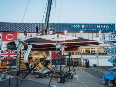 INEOS Britannia’s new AC75 Race Boat revealed in Barcelona