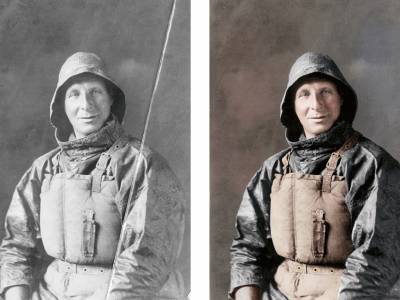 Historic RNLI photographs brought to life in colour for 200th birthday