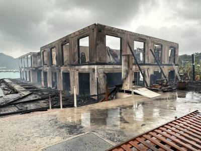 Fire destroys buildings at historic yacht club