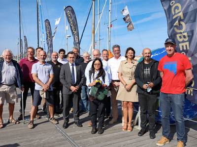 365 days before the return of the round-the-world ocean Golden Globe Race to Les Sables-d’Olonne