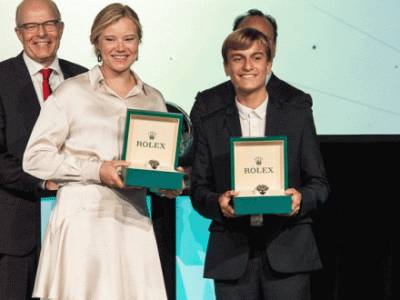 Marco Gradoni becomes youngest Rolex World Sailor of the Year