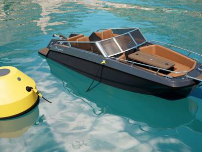 Spanish boatbuilder to debut electric charging buoy and electric boat at Düsseldorf