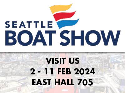 Waterline Boats - DMS Holland - Helmsman Trawlers® at the 2024 Seattle Boat Show