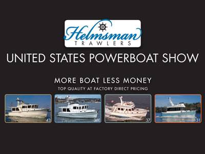 Helmsman Trawlers Premiering at US Powerboat Show!
