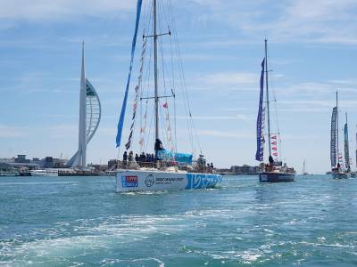 Youngest ever professional pairing take Clipper Race win