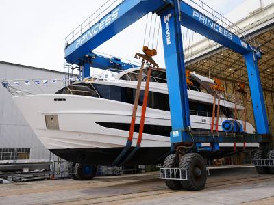 PRINCESS YACHTS ON TRACK FOR X90 DEBUT AS FIRST MODEL ENTERS SEA TRIALS PHASE