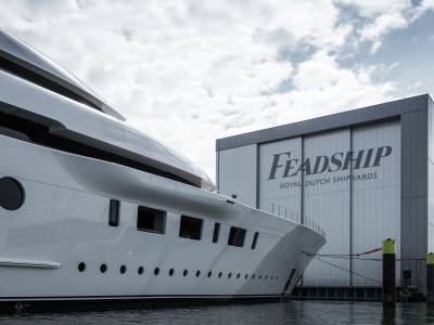 Feadship launches 95m hybrid motoryacht