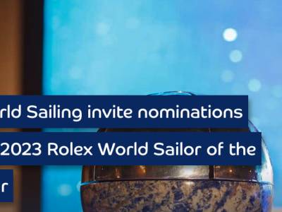 World Sailing invite nominations for 2023 Rolex World Sailor of the Year