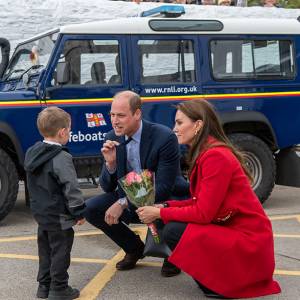 The New Prince and Princess of Wales visit Holyhead RNLI in first visit to the nation since appointment
