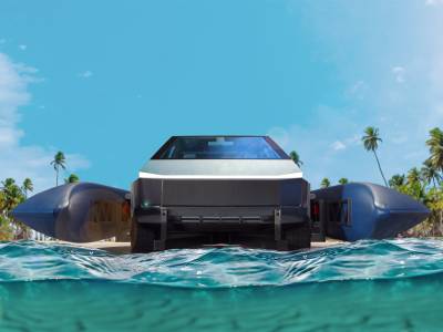Elon Musk says Cybertruck will soon be used as a boat