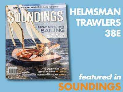 SOUNDINGS Magazine features the Helmsman Trawlers® 38E