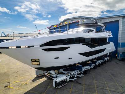 Sunseeker launches 100 Yacht in Poole