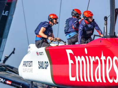 Giles Scott ‘disappointed’ with Abu Dhabi result but looking forward to Sydney SailGP