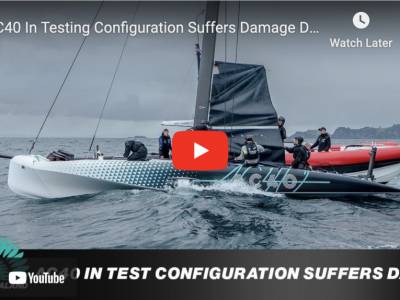 VIDEOS: Emirates Team New Zealand suffers damage during testing