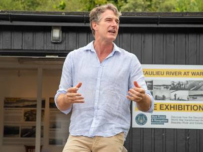 Historian Dan Snow opens Buckler’s Hard’s new exhibition ‘Beaulieu River at War’