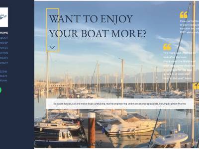 Find Boatcare Sussex's FREE Service Easier Through Their NEW Website!