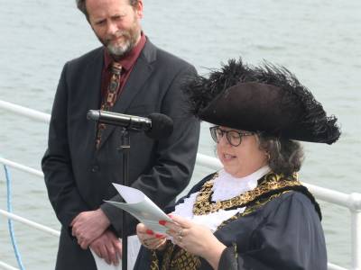 Rogation of the Seas service observed aboard Steamship Shieldhall