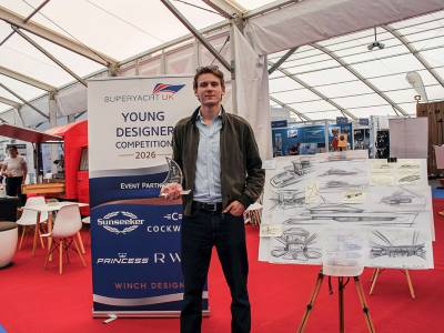 Oliver Weaver wins 2026 Superyacht UK Young Designer Competition