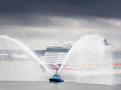 UK’s biggest cruise ship arrives in Southampton