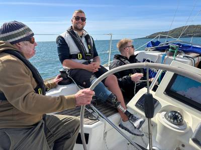 Stride Forward competes for first time in Round the Island Race