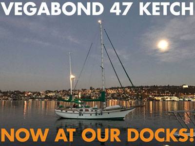Vagabond 47 Ketch – Now At Waterline Boats Display Docks!
