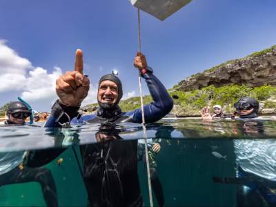 British freediver sets new national record