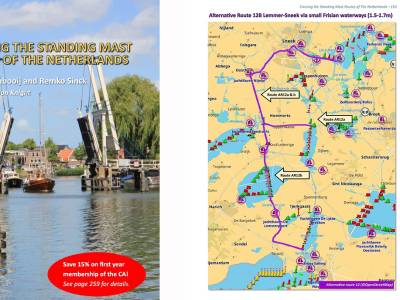 Explore the Netherlands with mast-up: Cruising Association launches new guide to the Standing Mast Routes