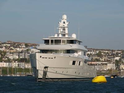 Falmouth Harbour invests £50,000 in new Superyacht and Large Vessel Moorings