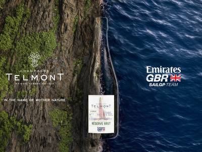 In partnership with Emirates GBR, Maison Telmont unveils a limited edition bottle of its iconic “Réserve Brut” cuvée